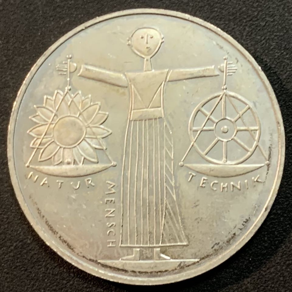 紫瑗钱币—微拍第27期  德国 2000年 A厂 汉诺威世博会 10马克 15.5克 0.925银