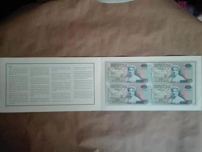 【鲸贝乐淘】千字文·第“鸣凤在竹”号拍卖  - 【新西兰🇳🇿 】1992年10元，四连体，全新全品，原册