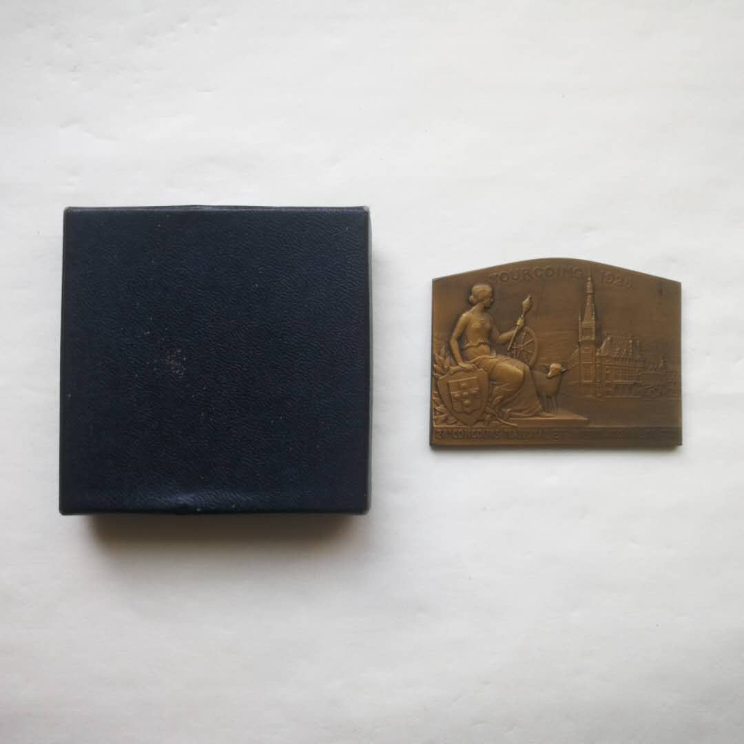 麦朵尔俱乐部第16场拍卖 法国大铜章-1925年图尔昆国际射击比赛铜章（28国参加）