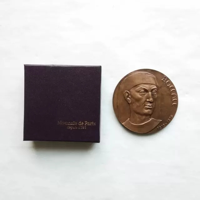 麦朵尔俱乐部第16场拍卖 法国大铜章/雕塑家SCARPA/稀少原版/人文主义三杰之大诗人薄伽丘