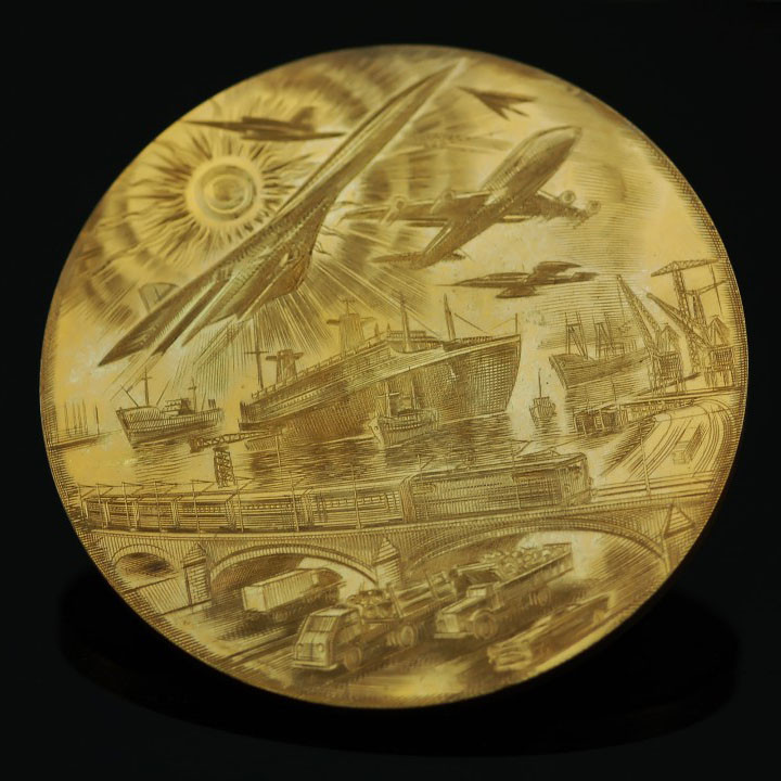 麦朵尔俱乐部第17场拍卖 商业之神赫尔墨斯大铜章