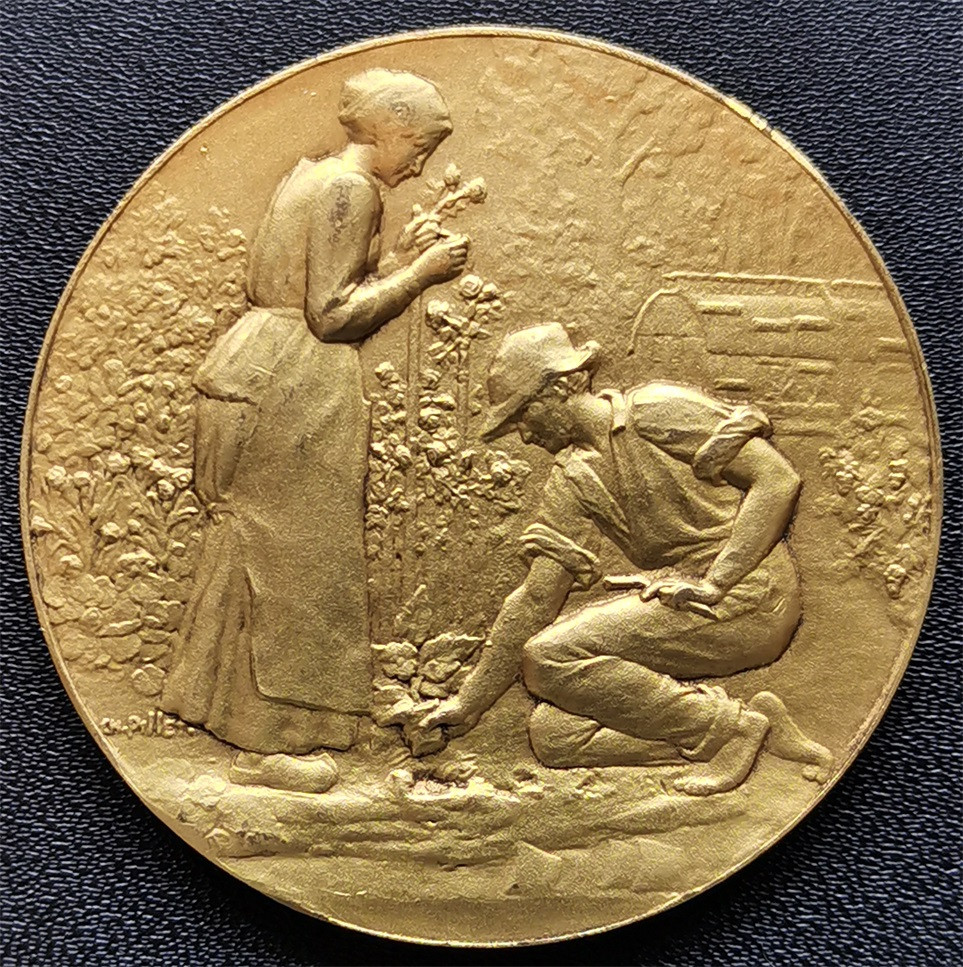 麦朵尔俱乐部第17场拍卖 法国园艺镀金大铜章