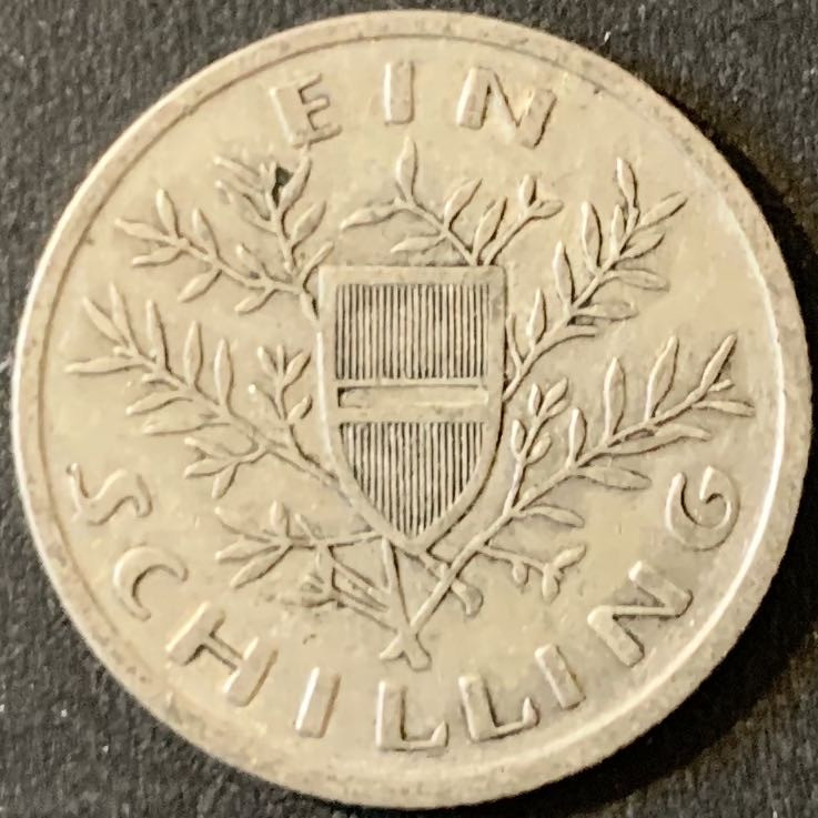 紫瑗钱币—微拍第28期  奥地利 1925年 国会大厦 1先令 6克 0.64银