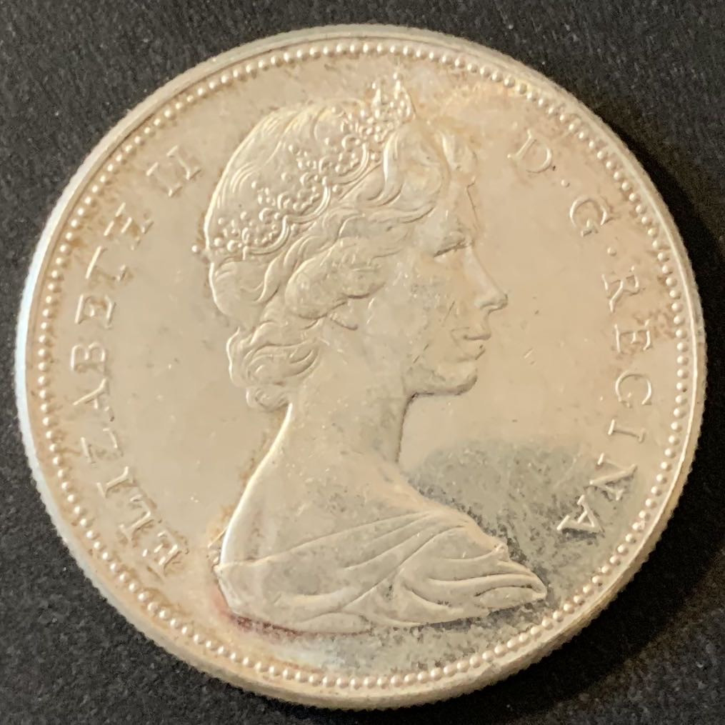 紫瑗钱币—微拍第28期  加拿大 1967年 建国百年 大雁 1元 23.5克 0.8银 