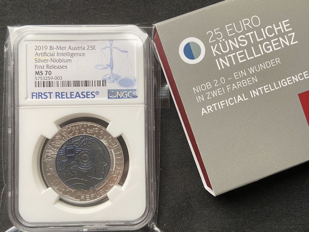 【币观天下】第九十八期钱币拍卖 【奥地利】2019奥地利银铌币【首期ngc70】