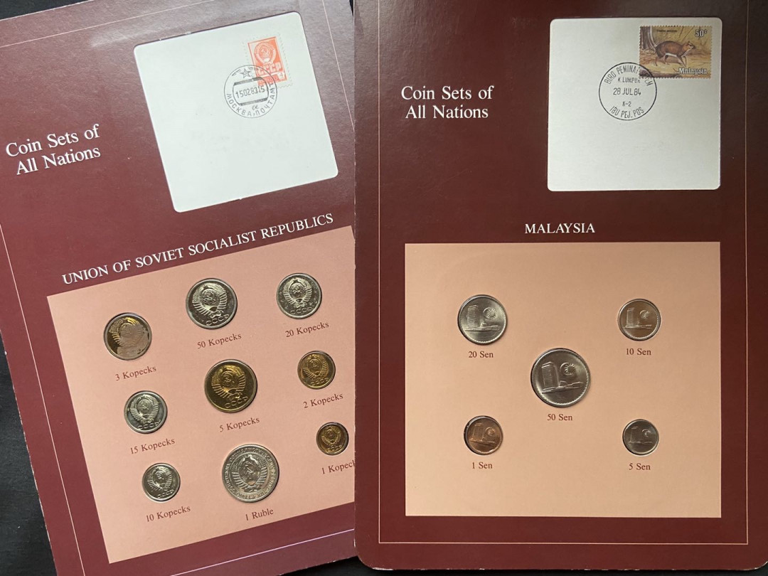 【币观天下】第九十八期钱币拍卖 【富兰克林册子】前苏联1979+马来西亚册子