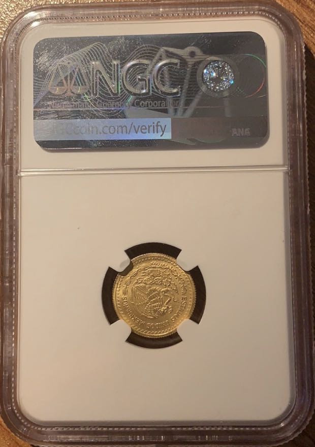 紫瑗钱币—微拍第29期  墨西哥 2006年 天使 1/10盎司 3.11克 0.999金 NGC MS69