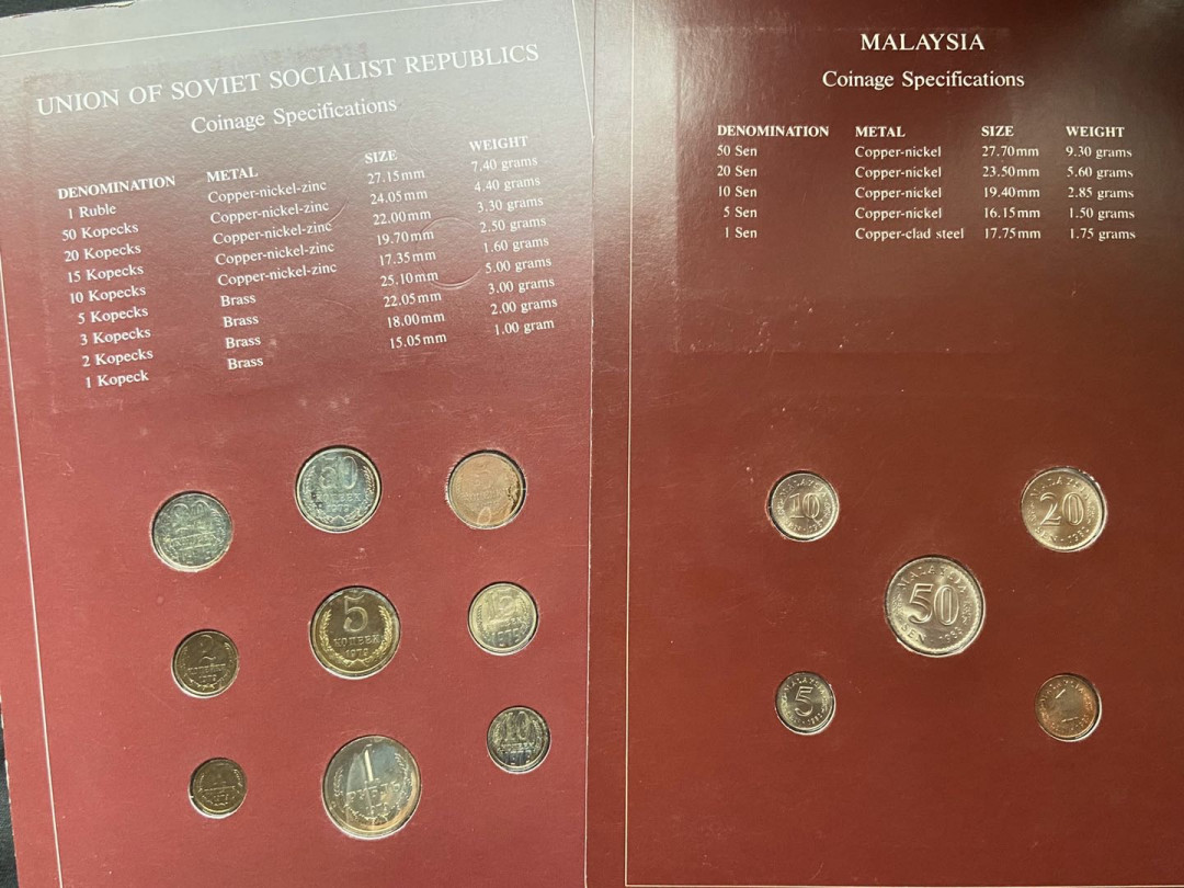 【币观天下】第九十八期钱币拍卖 【富兰克林册子】前苏联1979+马来西亚册子