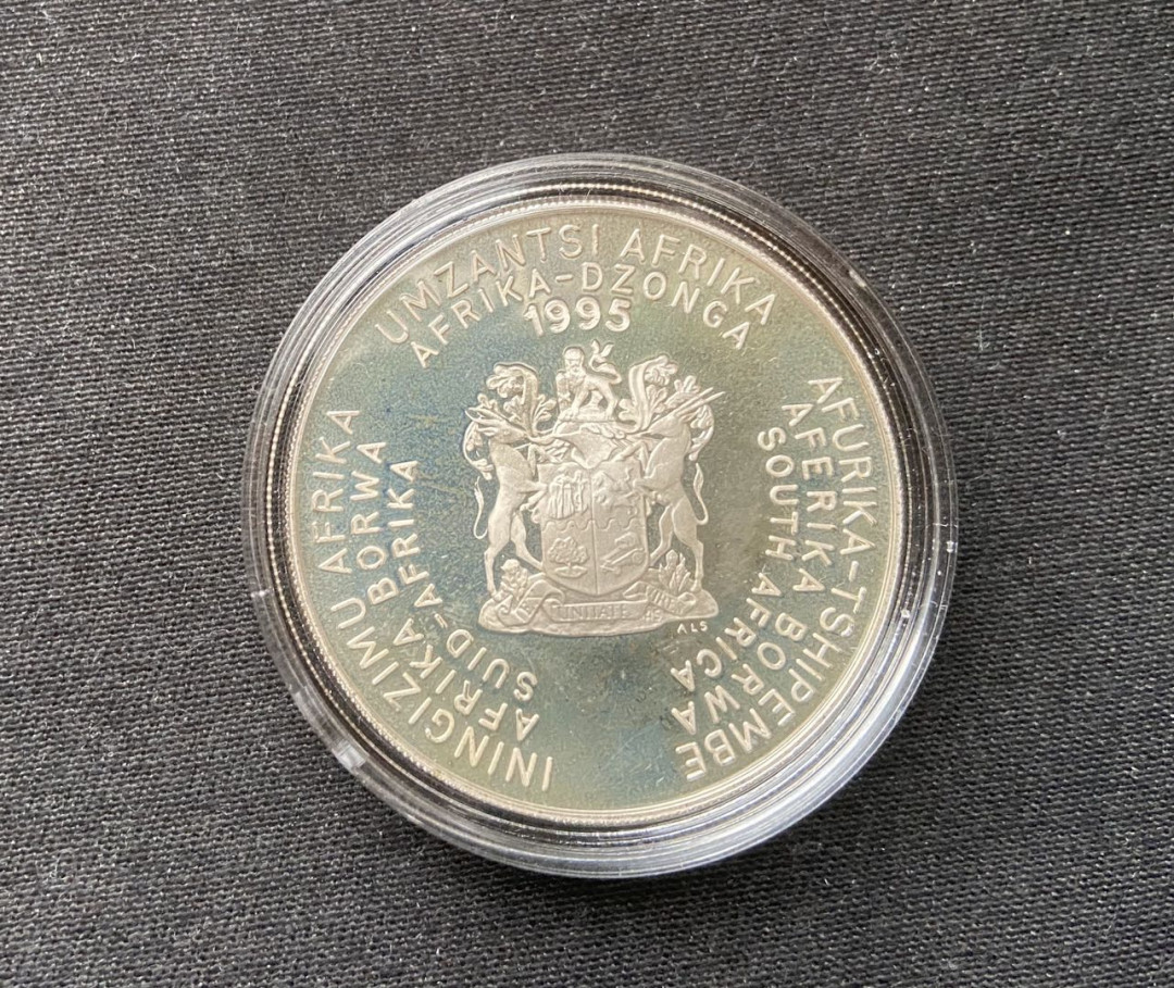 【币观天下】第九十八期钱币拍卖 南非1995年2兰特联合国50周年克朗纪念银币