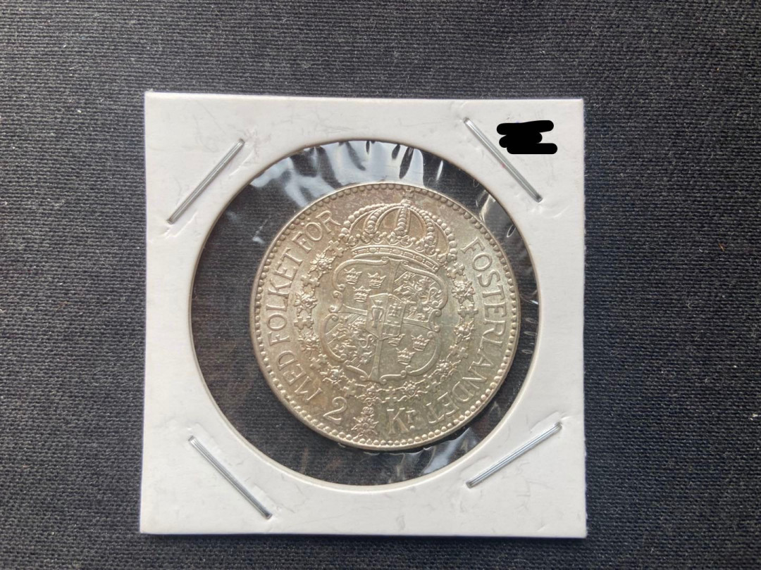 【币观天下】第九十八期钱币拍卖 【瑞典】瑞典1938年2克朗银币