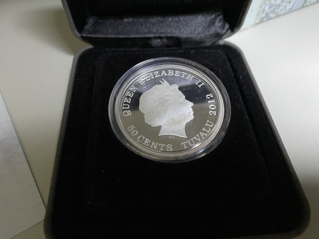 CSIS-GREAT评级精品钱币拍卖第二十七期 图瓦卢2012年永恒的爱爱情爱心澳洲动物考拉精制彩色纪念银币