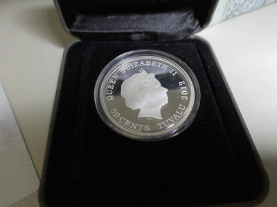 CSIS-GREAT评级精品钱币拍卖第二十七期 图瓦卢2012年永恒的爱爱情爱心澳洲动物考拉精制彩色纪念银币