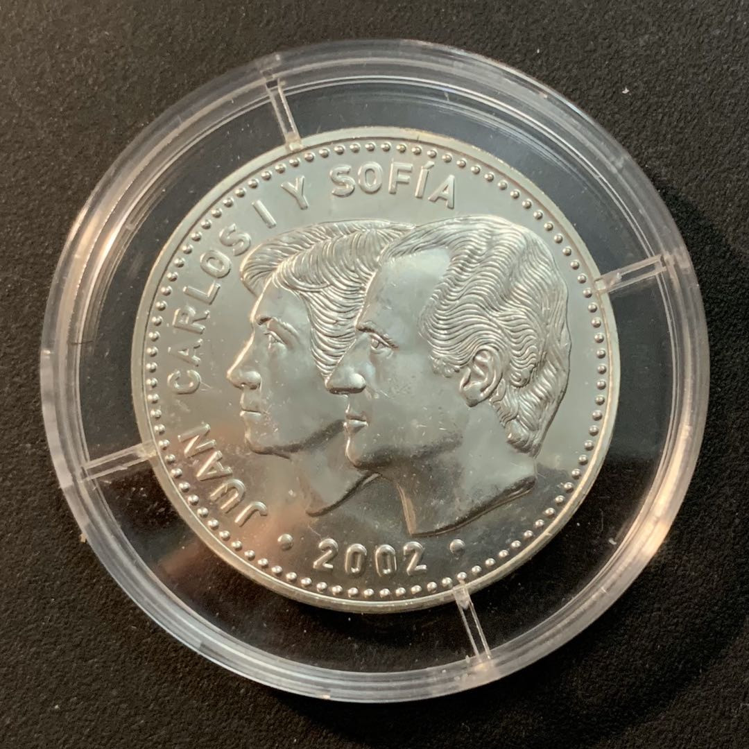 紫瑗钱币—微拍第32期  西班牙 2002年 欧盟轮值主席国 12欧元 18克 0.925银