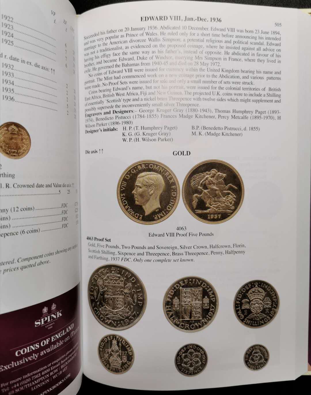 凡希社世界钱币微拍第一百十一期 英国钱币目录2014版661页九五品