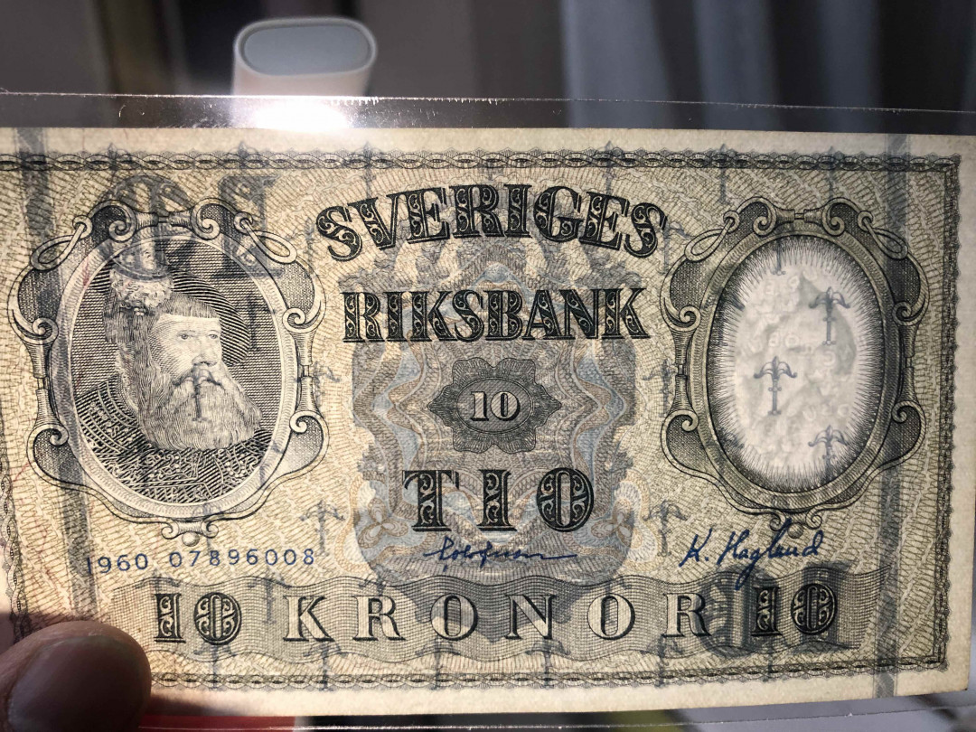 【收藏联盟】第124期拍卖——征服者科尔特斯（共50拍） 【一组6张】瑞典纸币一组 5-50克朗 UNC-/UNC 品相如图