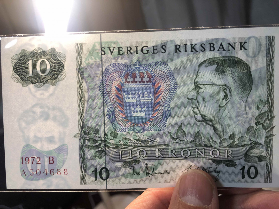 【收藏联盟】第124期拍卖——征服者科尔特斯（共50拍） 【一组6张】瑞典纸币一组 5-50克朗 UNC-/UNC 品相如图