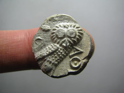 2020“爱你爱你”第八期～外国钱币 - 古希腊，猫头鹰，四德银币