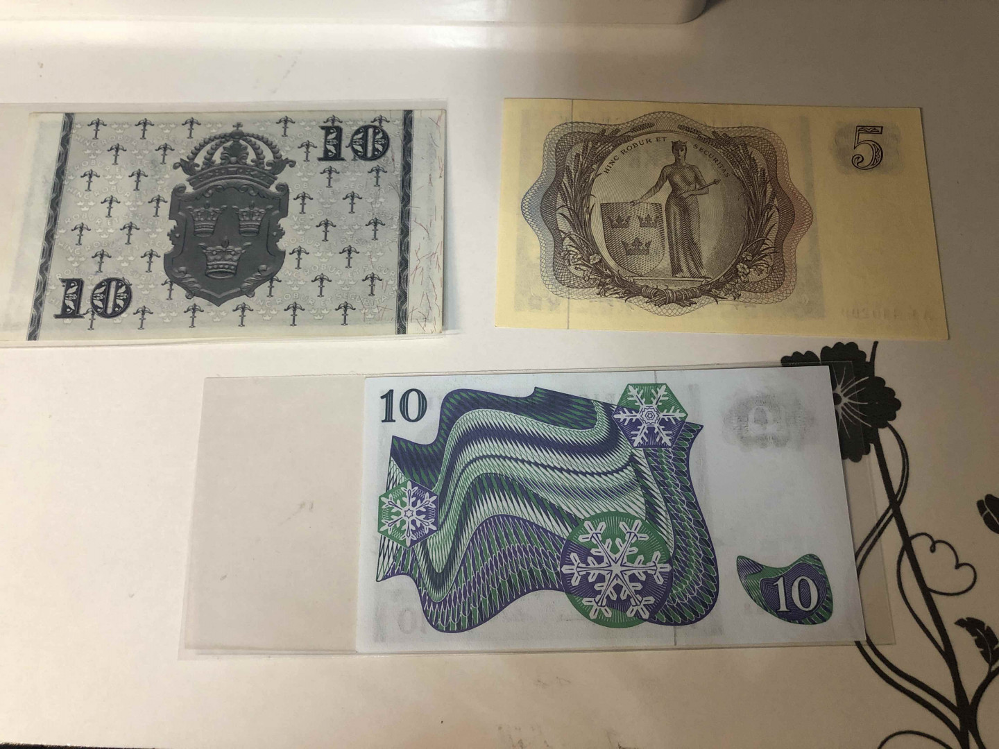 【收藏联盟】第124期拍卖——征服者科尔特斯（共50拍） 【一组6张】瑞典纸币一组 5-50克朗 UNC-/UNC 品相如图