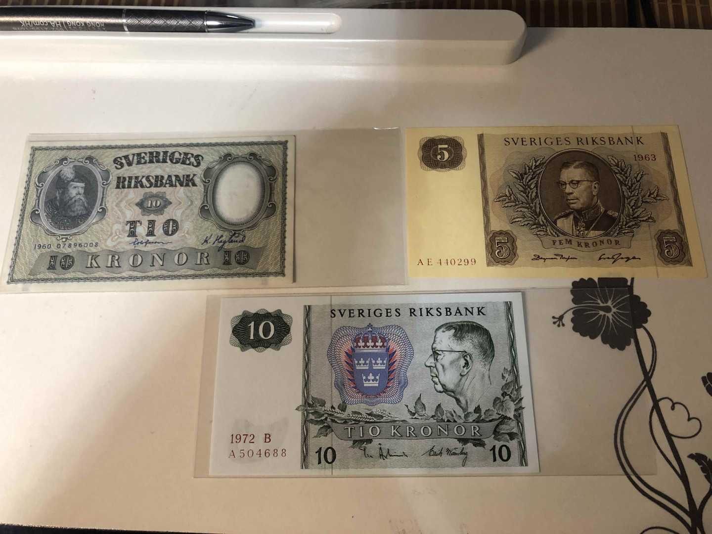 【收藏联盟】第124期拍卖——征服者科尔特斯（共50拍） 【一组6张】瑞典纸币一组 5-50克朗 UNC-/UNC 品相如图