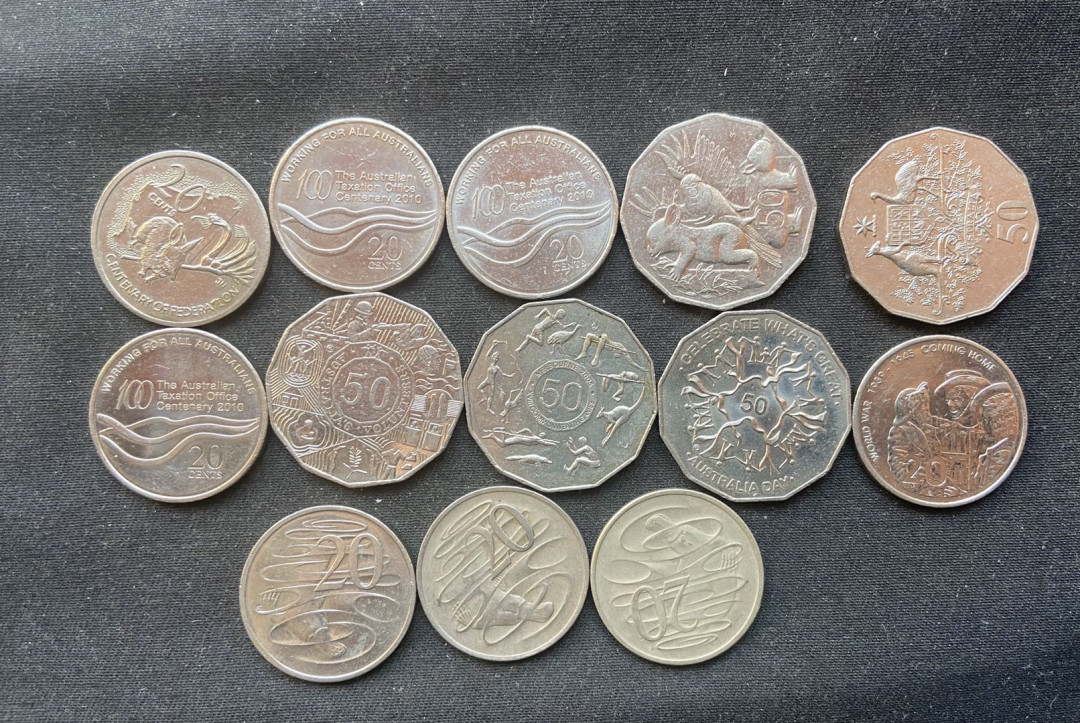 【币观天下】第九十九期钱币拍卖 【澳大利亚】澳大利亚流通币纪念币混拍