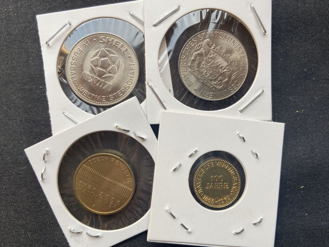 【币观天下】第九十九期钱币拍卖 【德国】德国纪念章4枚混拍～