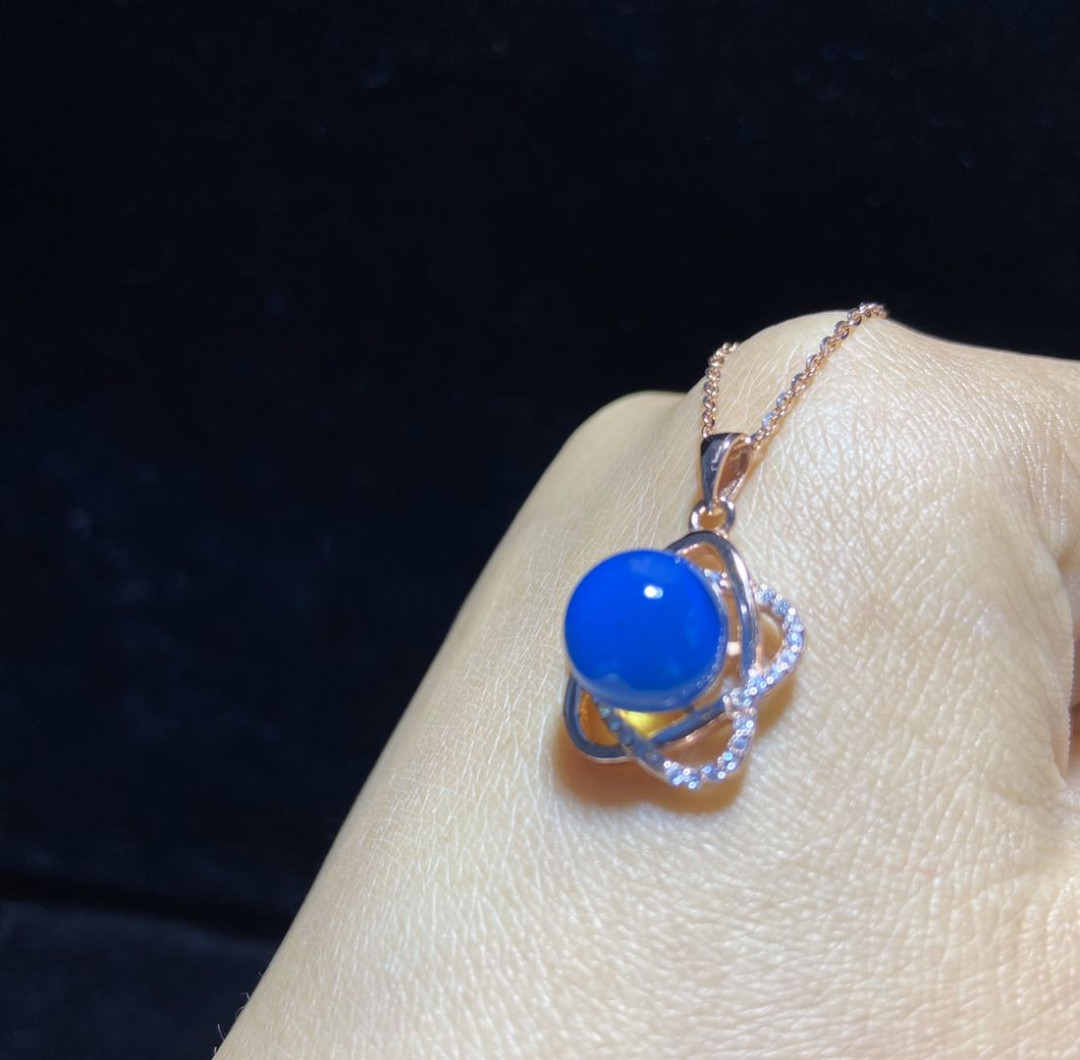 新年第一场多米尼加蓝珀专场 多米尼加蓝珀吊坠