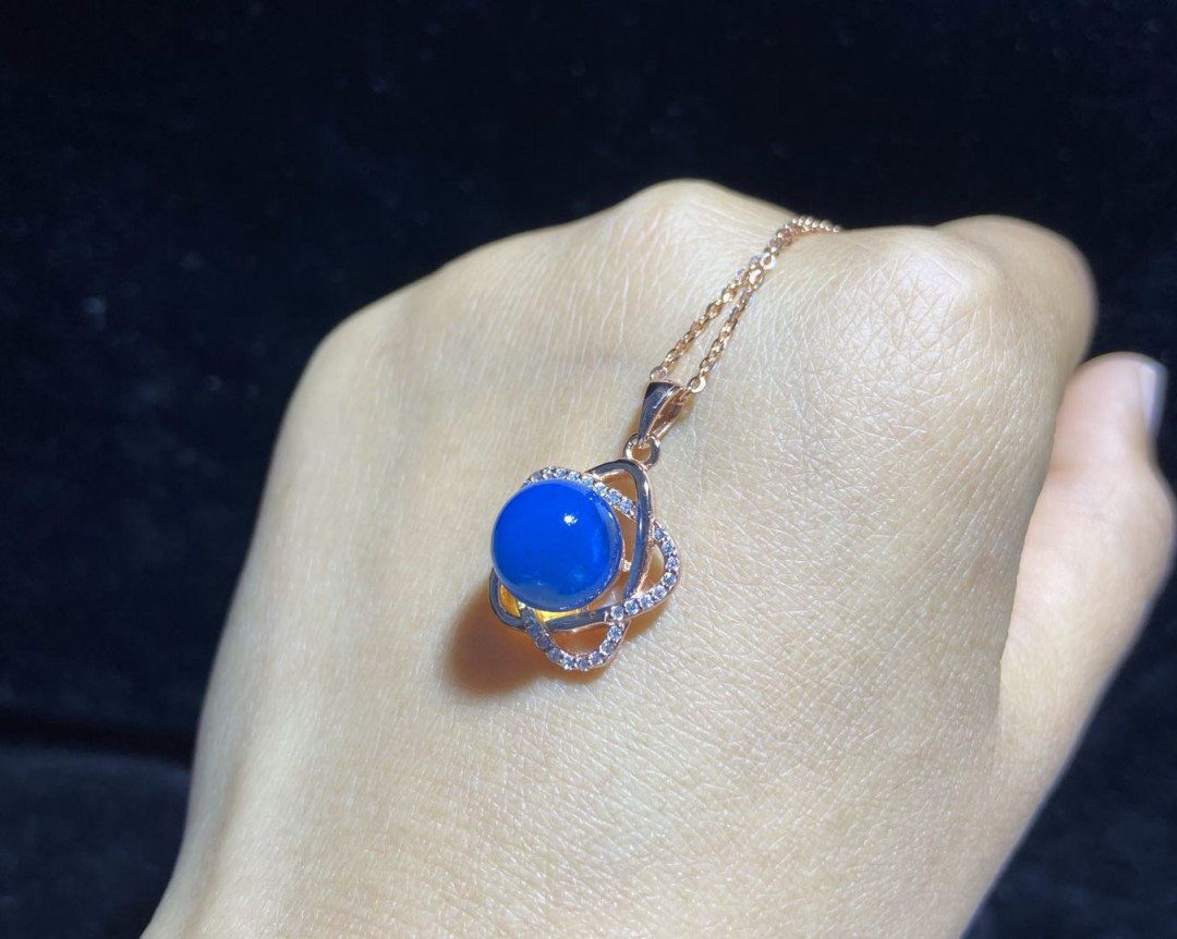 新年第一场多米尼加蓝珀专场 多米尼加蓝珀吊坠