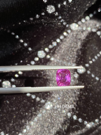 【3月5日粉色蓝宝石专场】HH GEMS 首次My稀奇秒杀超低价 - 粉色蓝宝石 1.57克拉 vivid pink 无烧 证书已开