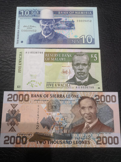 《外钞收藏家》第七十六期拍卖 - 6张杂钞 各有特点 全新unc