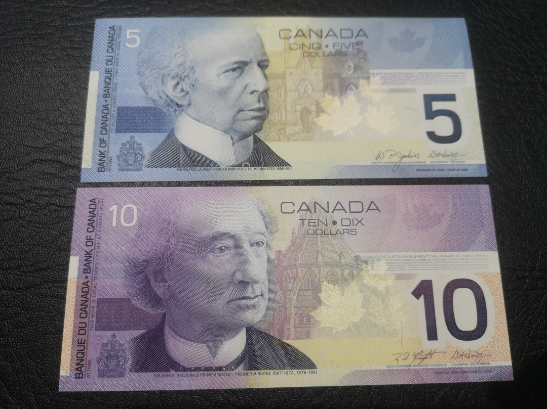 《外钞收藏家》第七十六期拍卖 加拿大旅版 七张大全套  包含初版两张  张张绝品 配齐难得