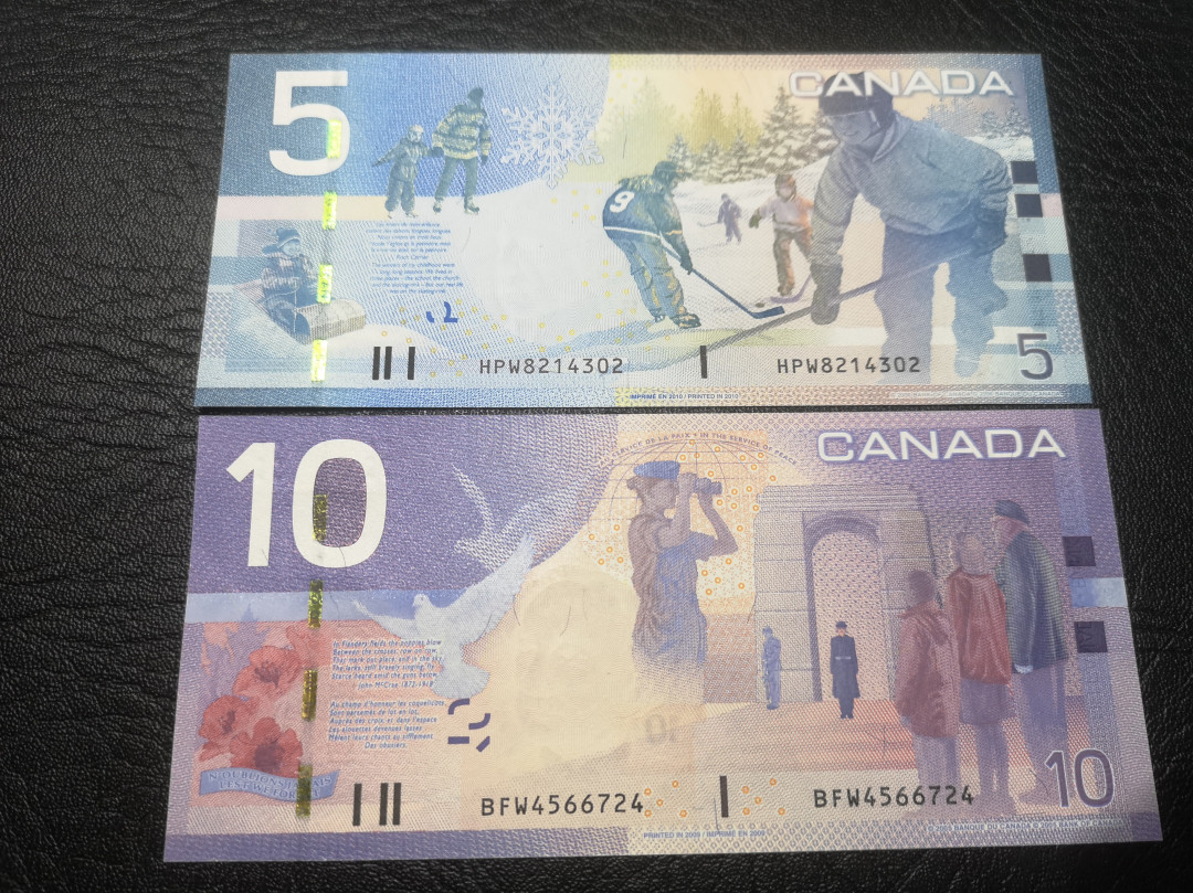 《外钞收藏家》第七十六期拍卖 加拿大旅版 七张大全套  包含初版两张  张张绝品 配齐难得