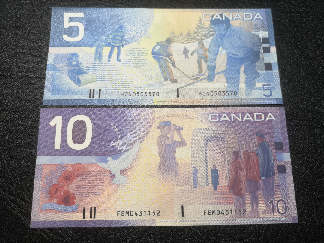 《外钞收藏家》第七十六期拍卖 加拿大旅版 七张大全套  包含初版两张  张张绝品 配齐难得