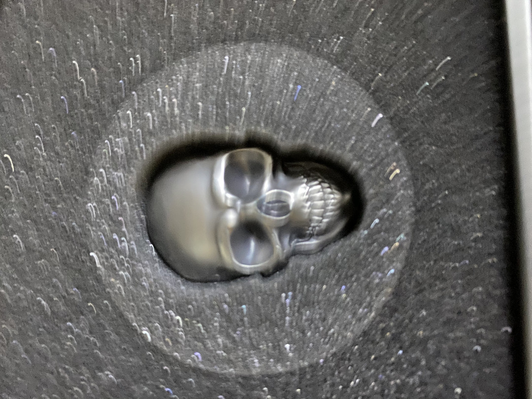 CSIS-GREAT评级精品钱币拍卖第二十八期 帕劳2016年骷髅一号死亡骷髅头仿古超高浮雕异形骷髅形纪念银币