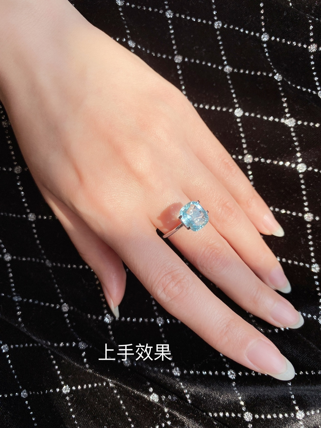 【3月14日 裸石、银饰、18K首饰】HH GEMS 3月综合拍卖特辑 三月生辰石 无烧海蓝宝 3.06克拉 无证书 支持复检