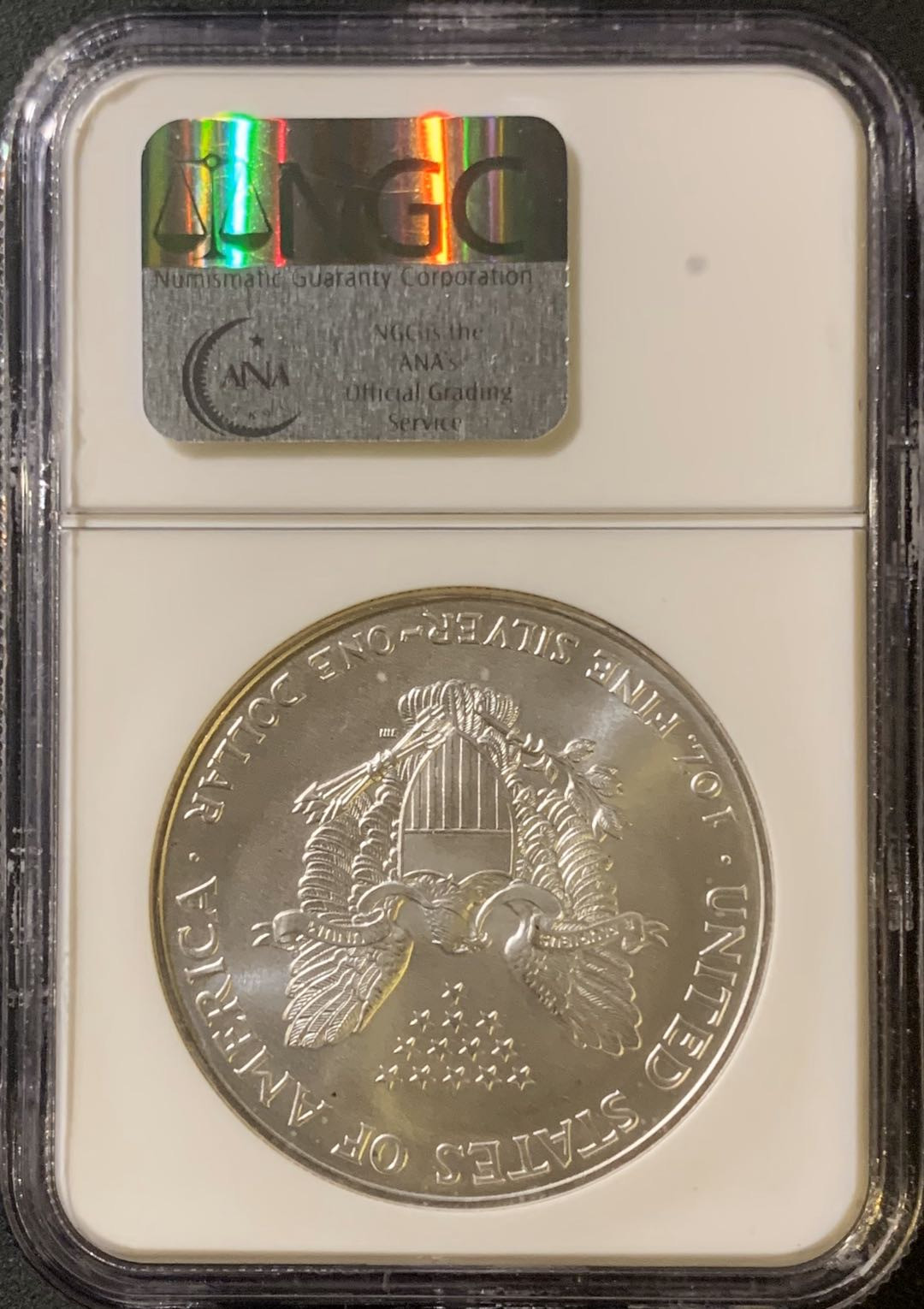 紫瑗钱币—微拍第33期  美国 1997年 行走女神 1盎司 投资银币 NGC MS69