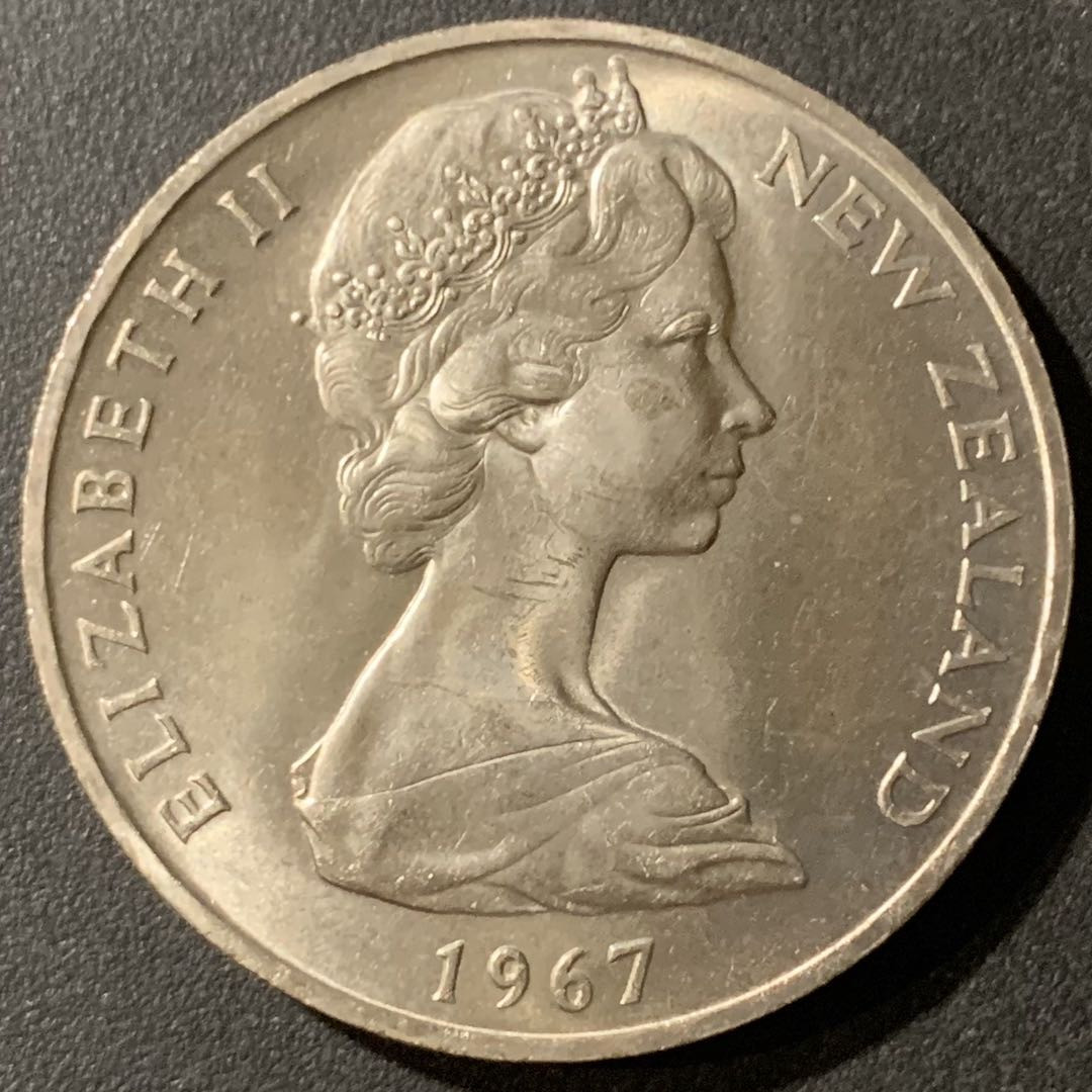 紫瑗钱币—微拍第33期  新西兰 1967年 1元 克朗币