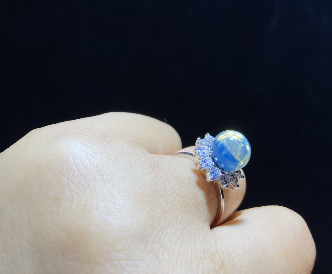 多米尼加蓝珀专场 多米尼加蓝珀女戒