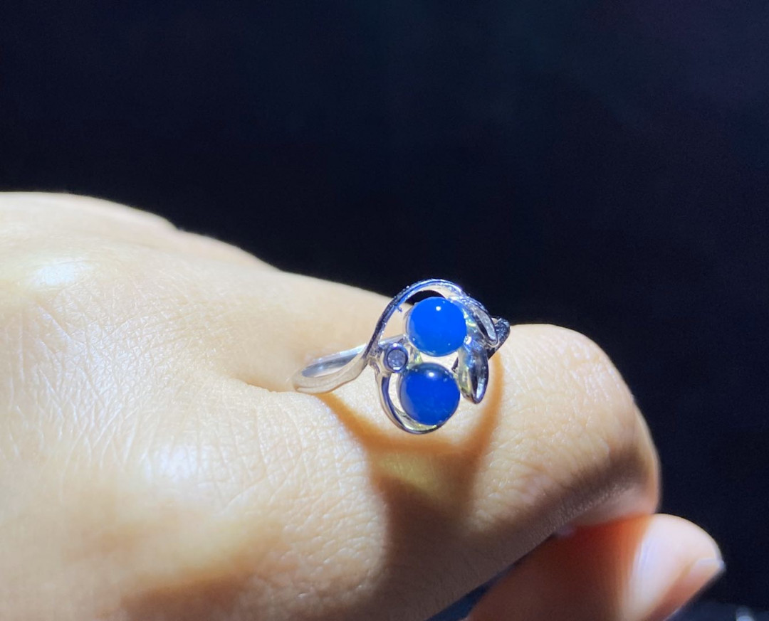 多米尼加蓝珀专场 多米尼加蓝珀女戒