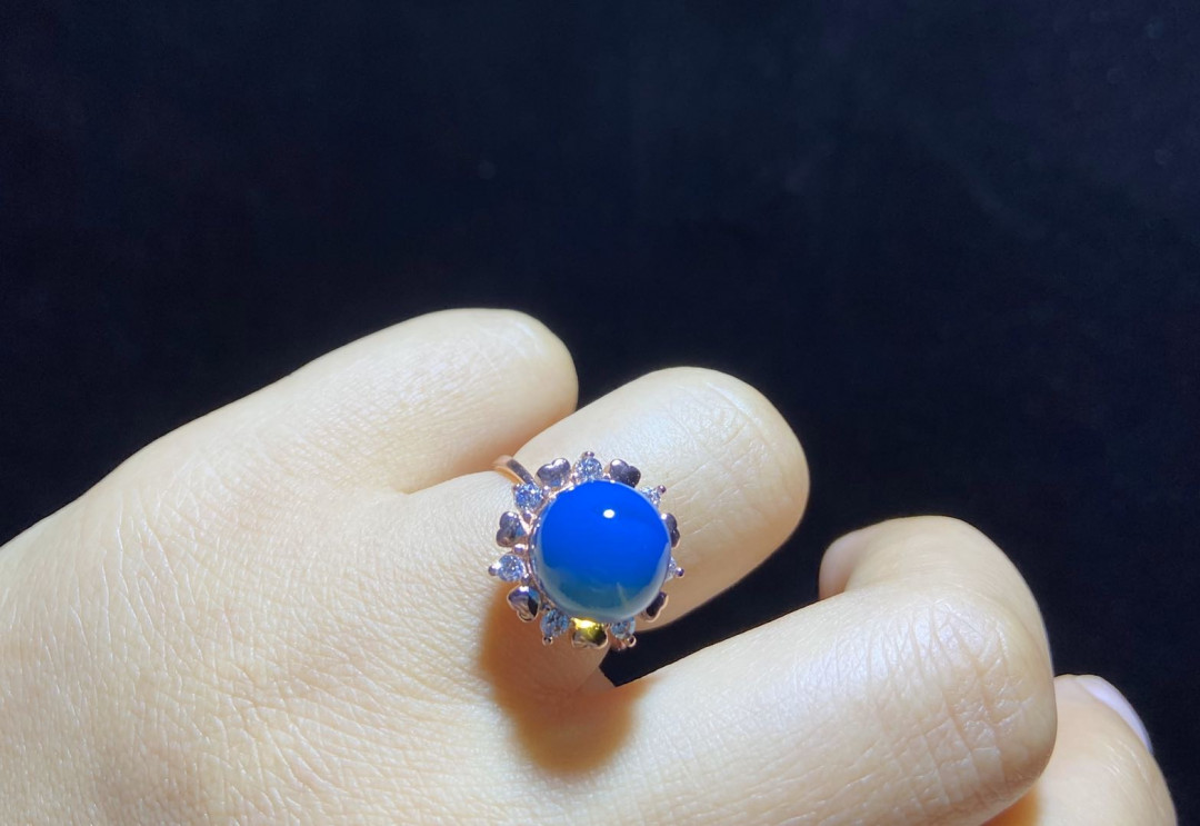 多米尼加蓝珀专场 多米尼加蓝珀女戒