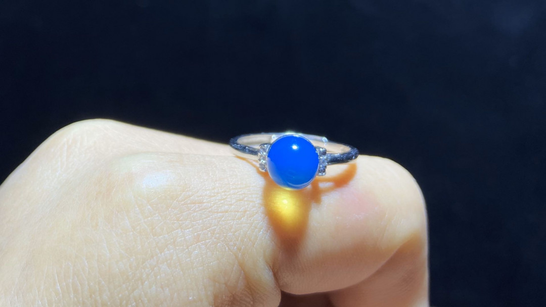 多米尼加蓝珀专场 多米尼加蓝珀女戒