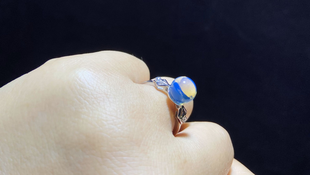 多米尼加蓝珀专场 多米尼加蓝珀女戒