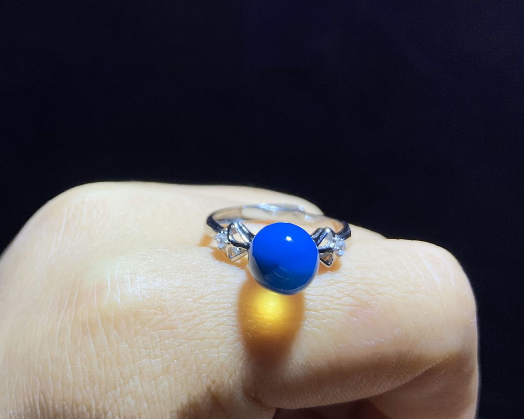 多米尼加蓝珀专场 多米尼加蓝珀女戒