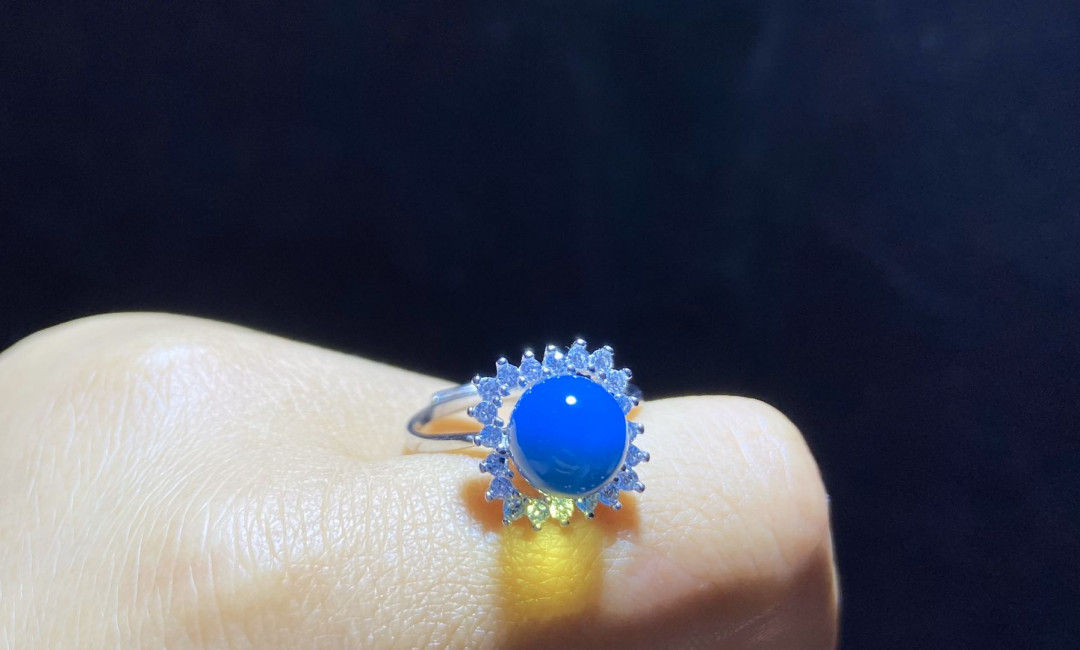 多米尼加蓝珀专场 多米尼加蓝珀女戒