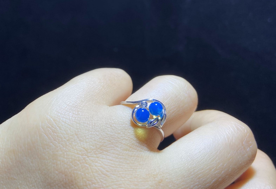 多米尼加蓝珀专场 多米尼加蓝珀女戒