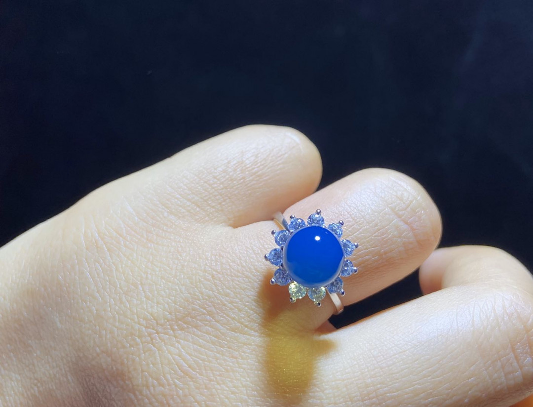 多米尼加蓝珀专场 多米尼加蓝珀女戒