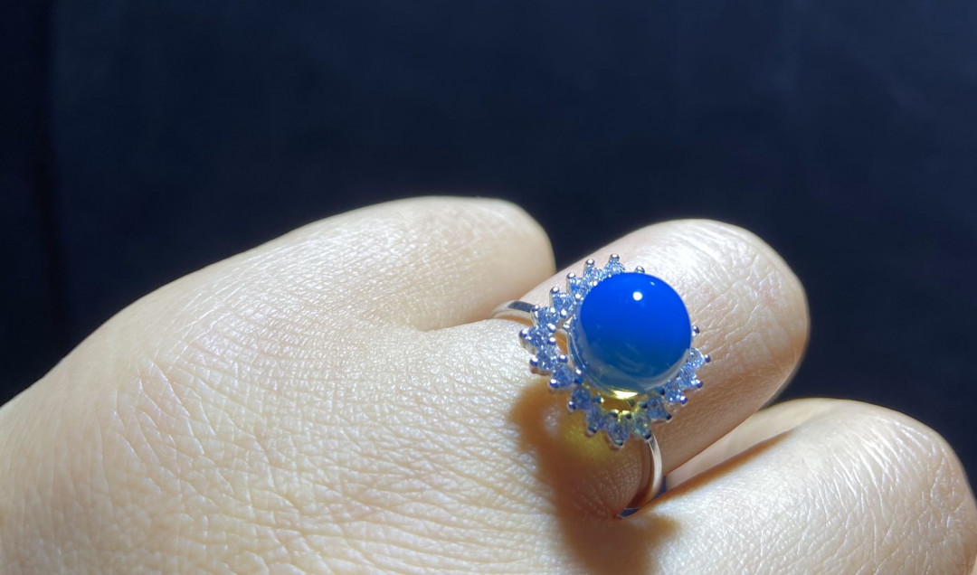 多米尼加蓝珀专场 多米尼加蓝珀女戒