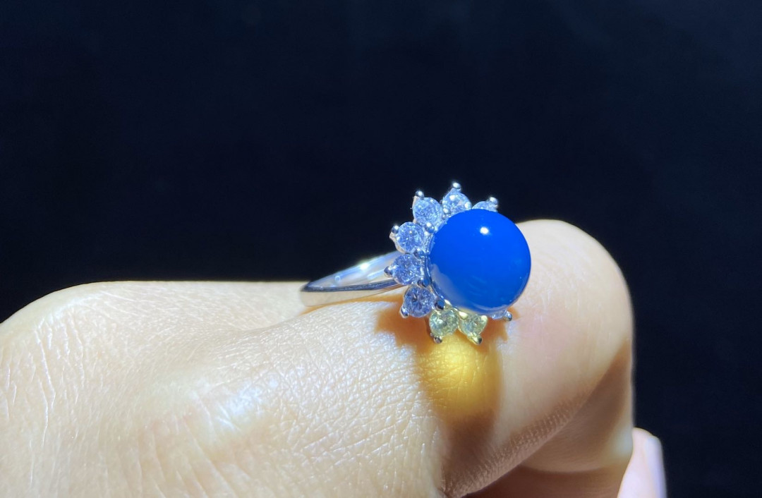 多米尼加蓝珀专场 多米尼加蓝珀女戒