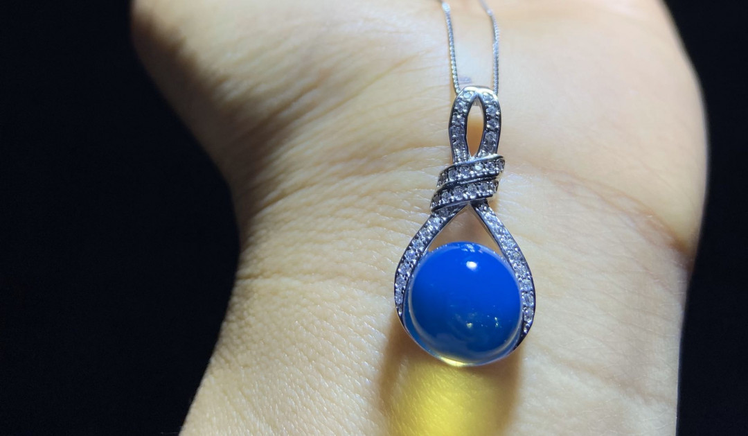 多米尼加蓝珀专场 多米尼加蓝珀吊坠