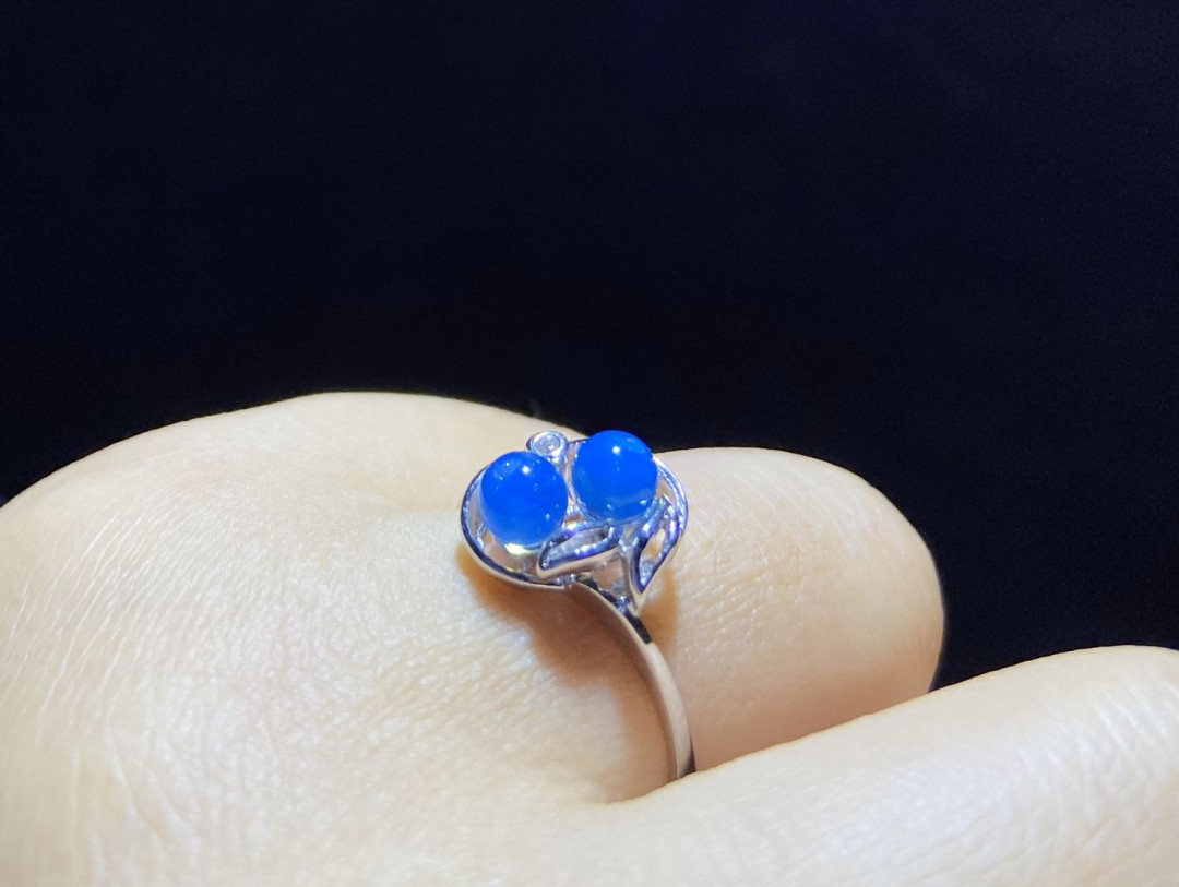 多米尼加蓝珀专场 多米尼加蓝珀女戒