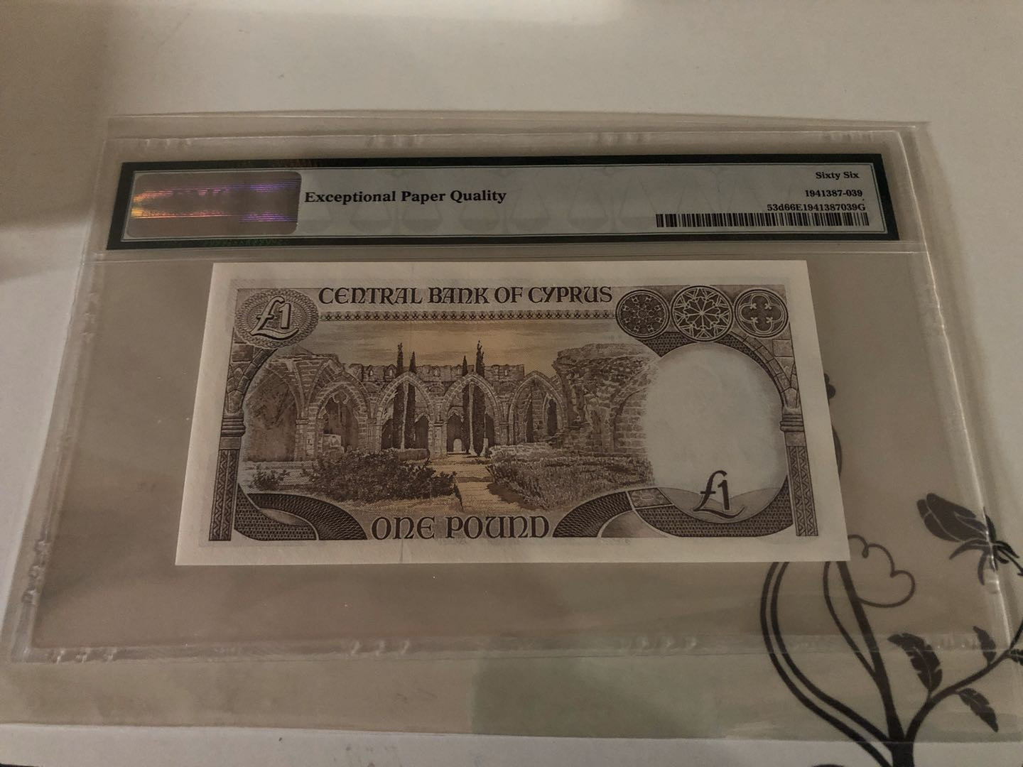 【收藏联盟】第127期拍卖——花神迎春（共50拍） 塞浦路斯1995年1镑PMG66 EPQ 小仙女